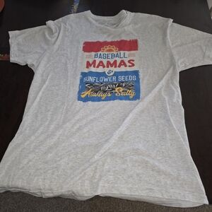 Baseball Mamas Gray Short Sleeve Tee